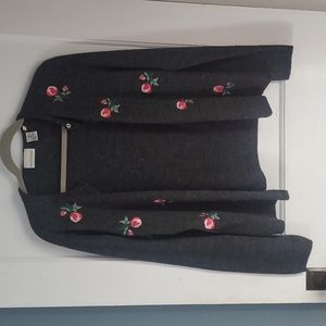 Embroidered cardigan